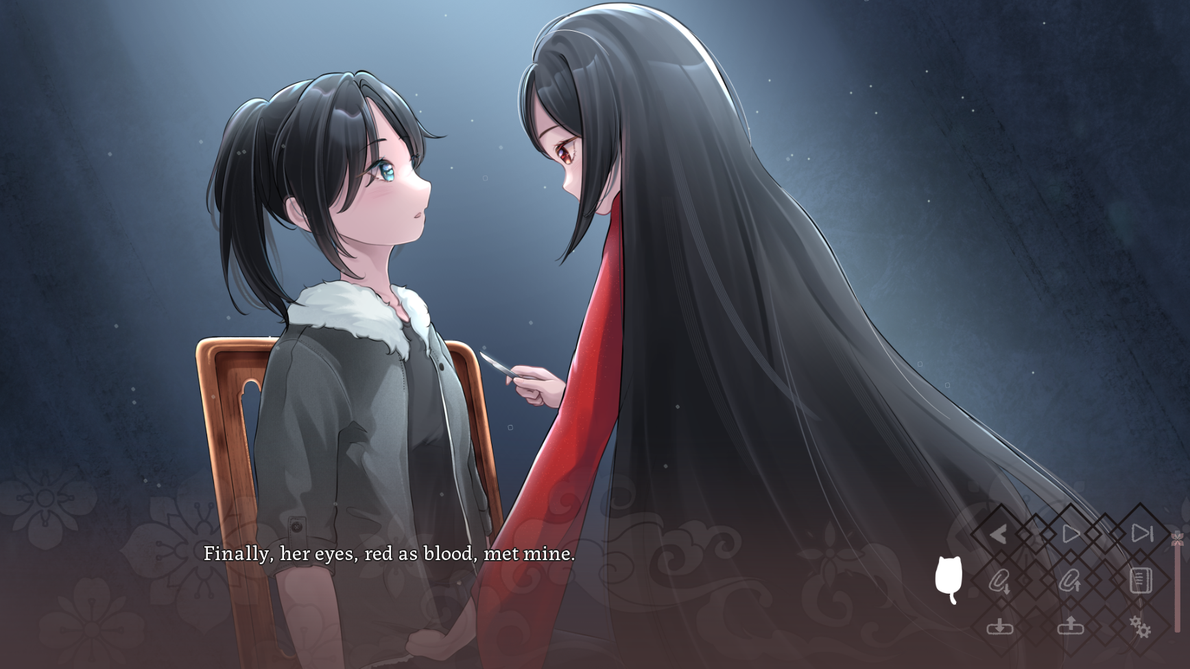 The Final Prize is Soup horror yuri visual novel, video game screenshot