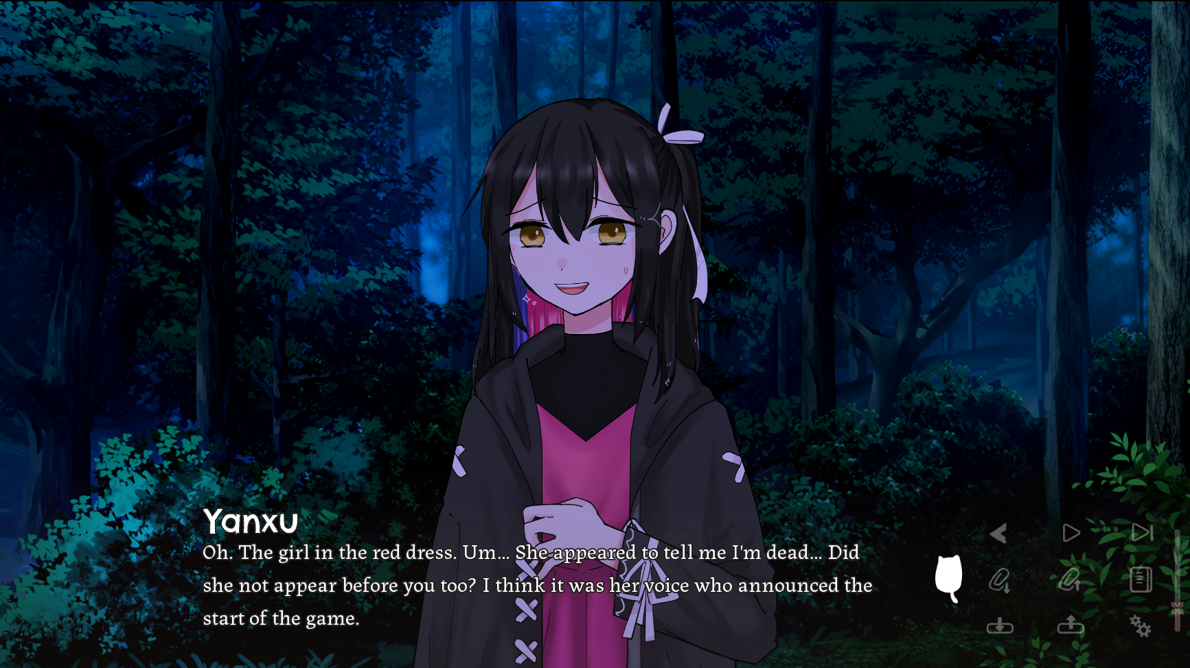 The Final Prize is Soup horror yuri visual novel, video game screenshot